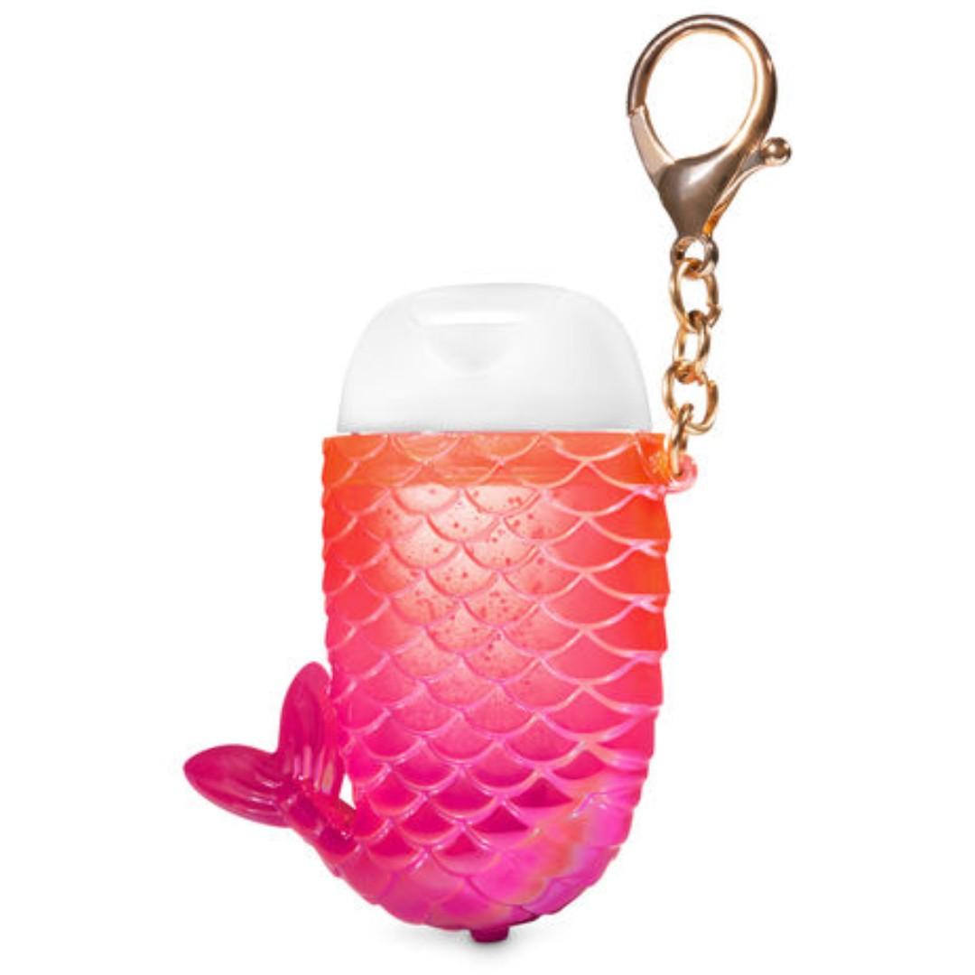 Bath And Body Works Pocketbac Holder Red Mermaid Tail Light Up