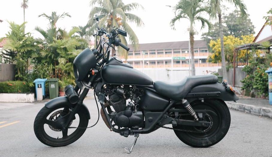 Black Out Custom Cruiser Honda Phantom Motorcycles Motorcycles For Sale Class 2b On Carousell