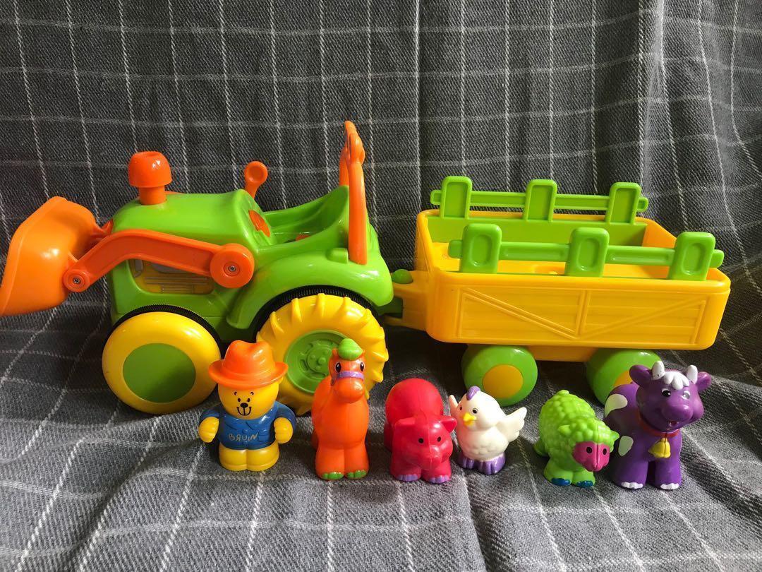 Bruin Old Mcdonald Farm Truck Baby Toys 農場動物車玩具 兒童 孕婦用品 玩具 Carousell