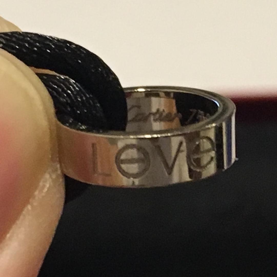 Cartier Love Charity Bracelet 750 18K White Gold Discontinued
