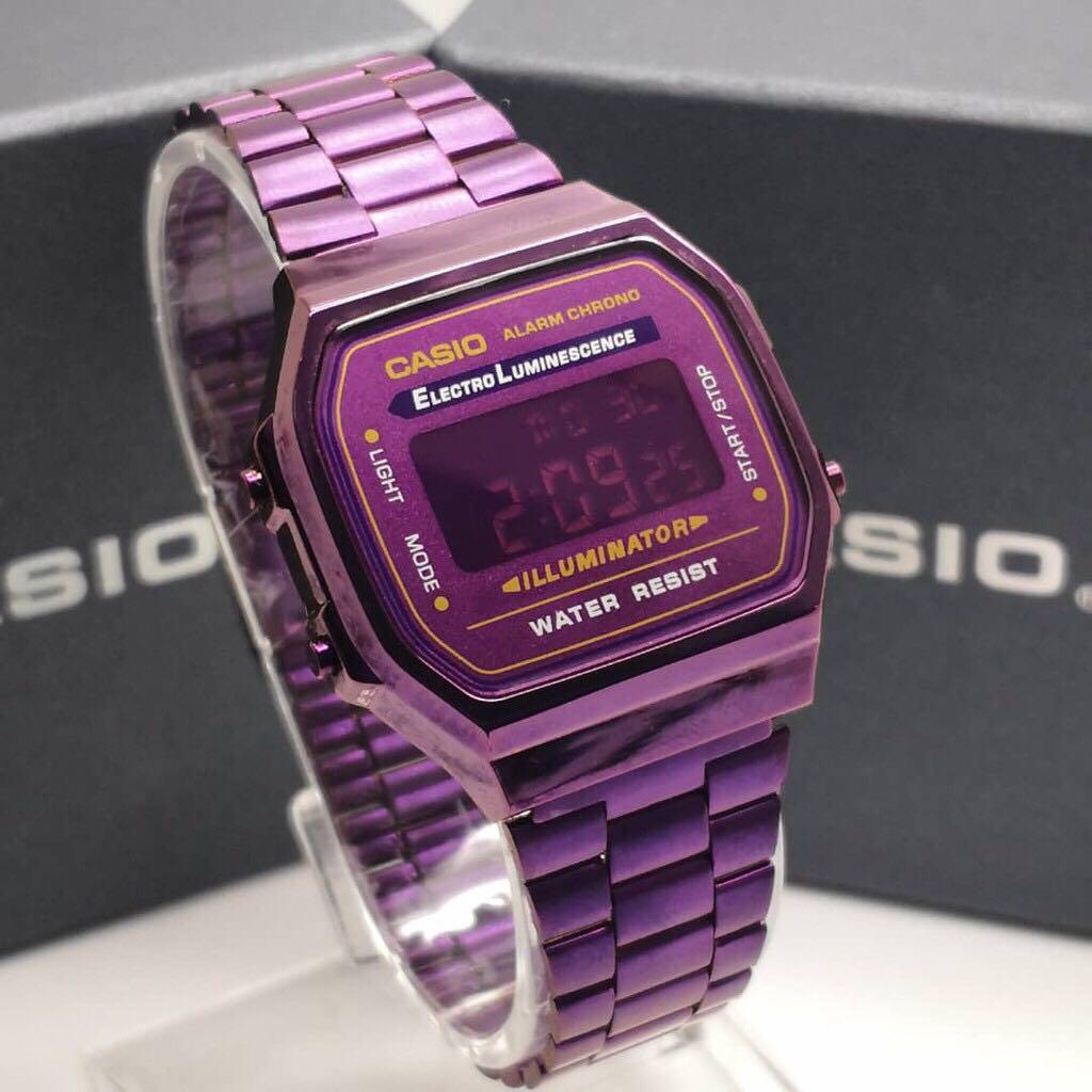 Casio A168 Purple