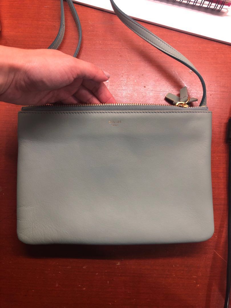 Celine trio jade medium sling Luxury Bags Wallets on Carousell