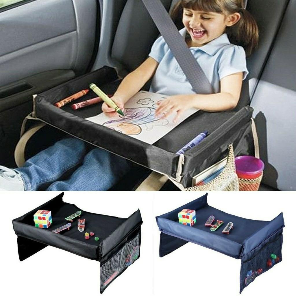 Safety Waterproof snack Baby Car Seat Table Kids Play Travel Tray Drawing Board 