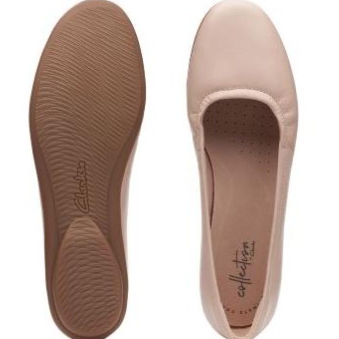 Clarks Womens Shoes Gracelin Vail Blush Leather Women s Fashion Footwear Sneakers on Carousell
