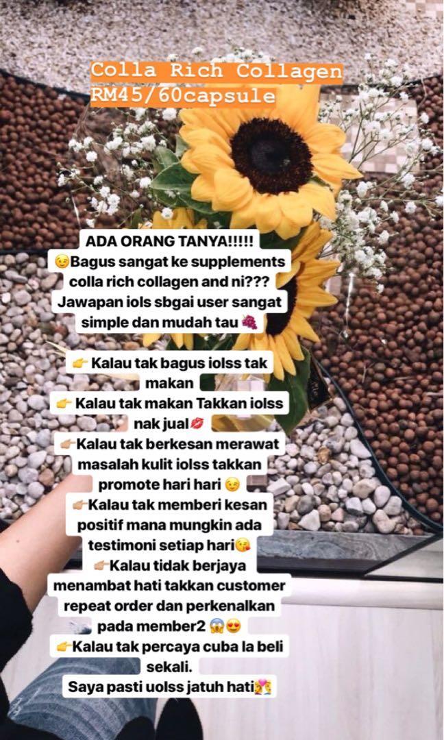 Colla Rich Collagen Health Beauty Skin Bath Body On Carousell