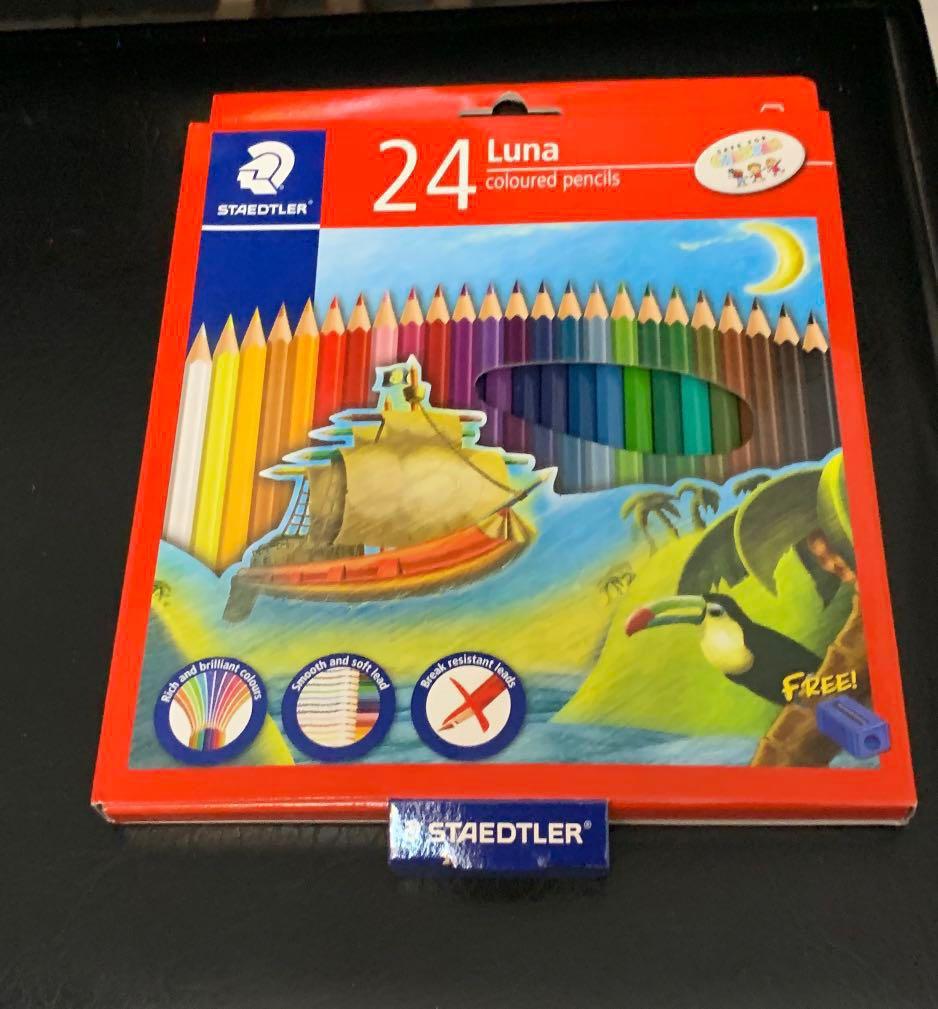Colour Pencils Luna Books Stationery Stationery On Carousell