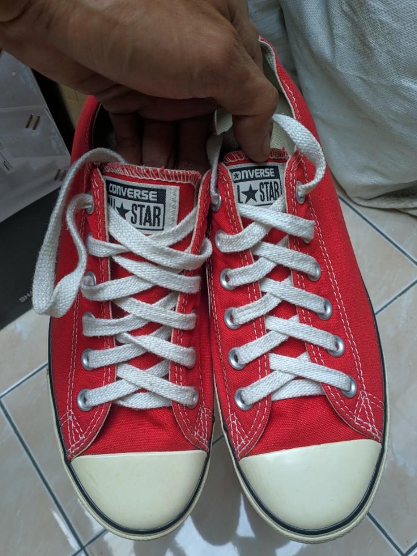 CONVERSE CT LEAN OX RED, Women's Fashion, Women's Shoes on Carousell