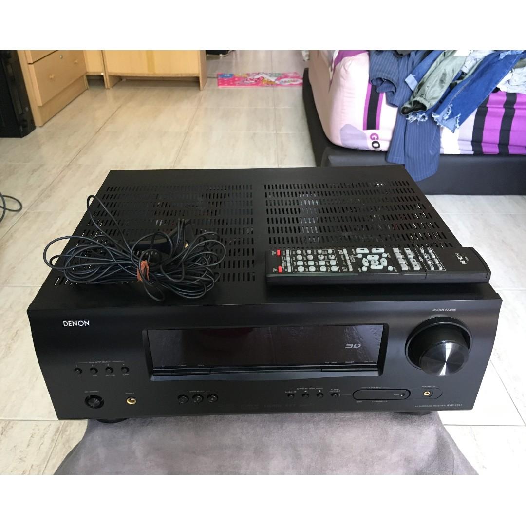 Denon Avr 1311 5 1 Channel 3d Av Home Theater Receiver With