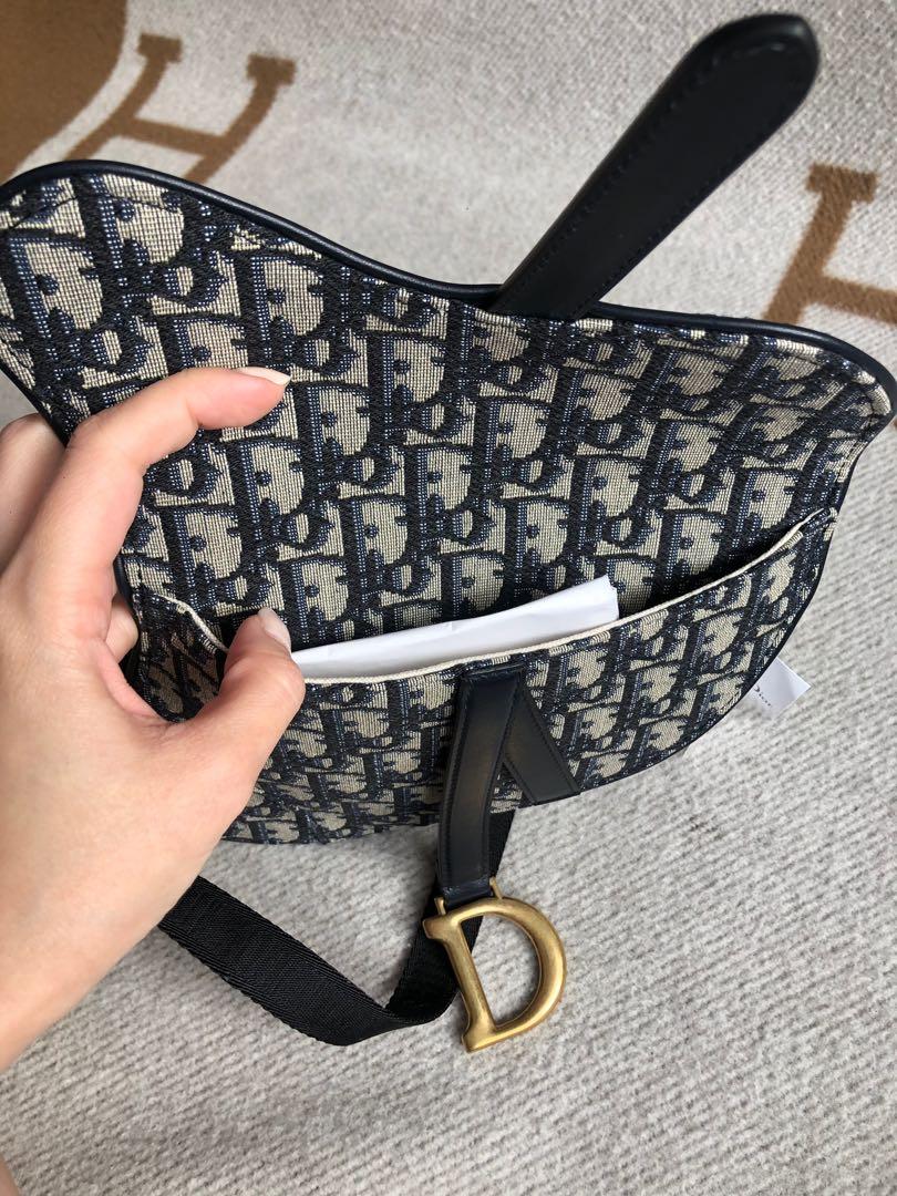 Dior saddle belt bag, Luxury, Bags & Wallets on Carousell