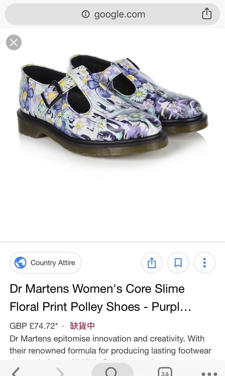 dr martens polley floral