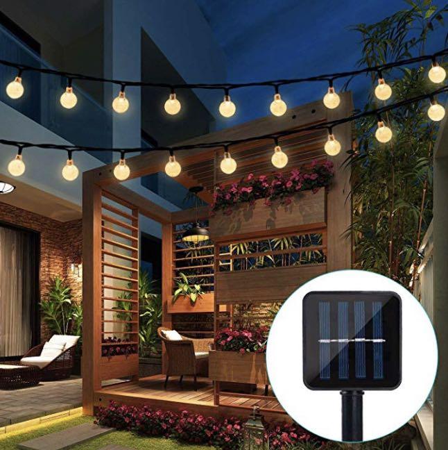 E1437 Globe String Lights Cmyk 20 Ft 30 Crystal Waterproof E1437 Globe String Lights Cmyk 20 Ft