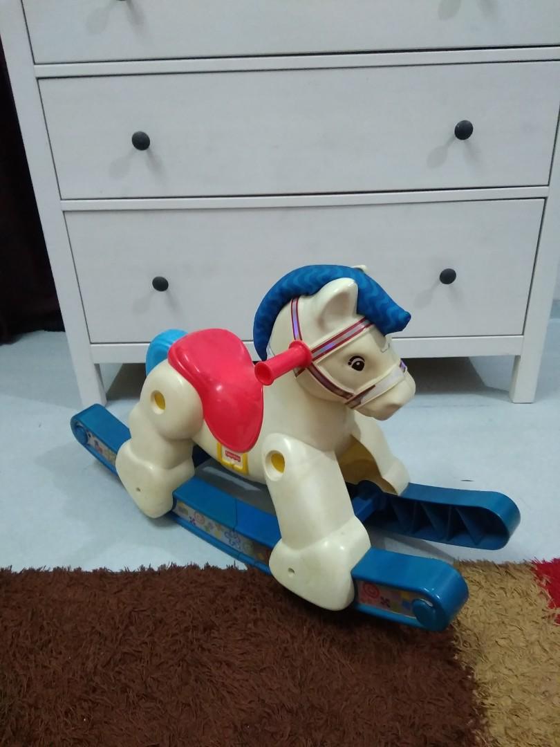 Vintage fisher shop price rocking horse