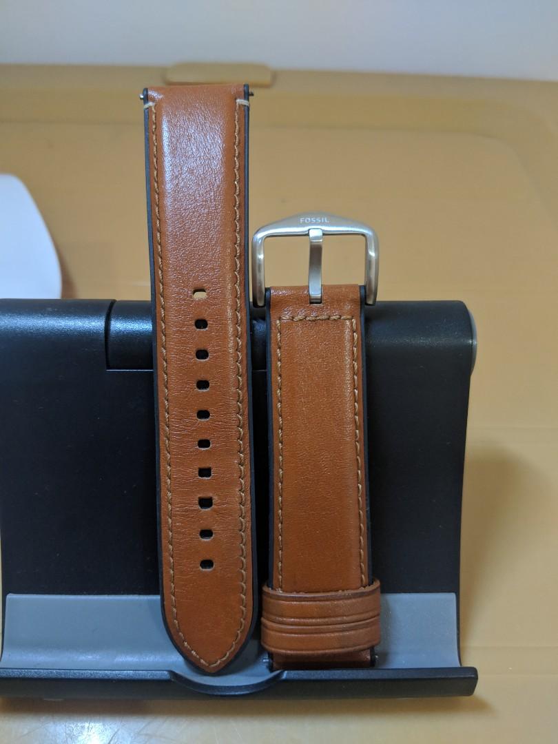Fossil Strap Watch 22mm 22 mm Brown 