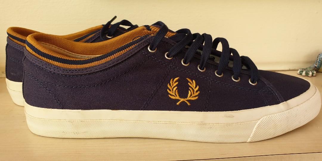 Fred perry kendrick best sale tipped cuff canvas