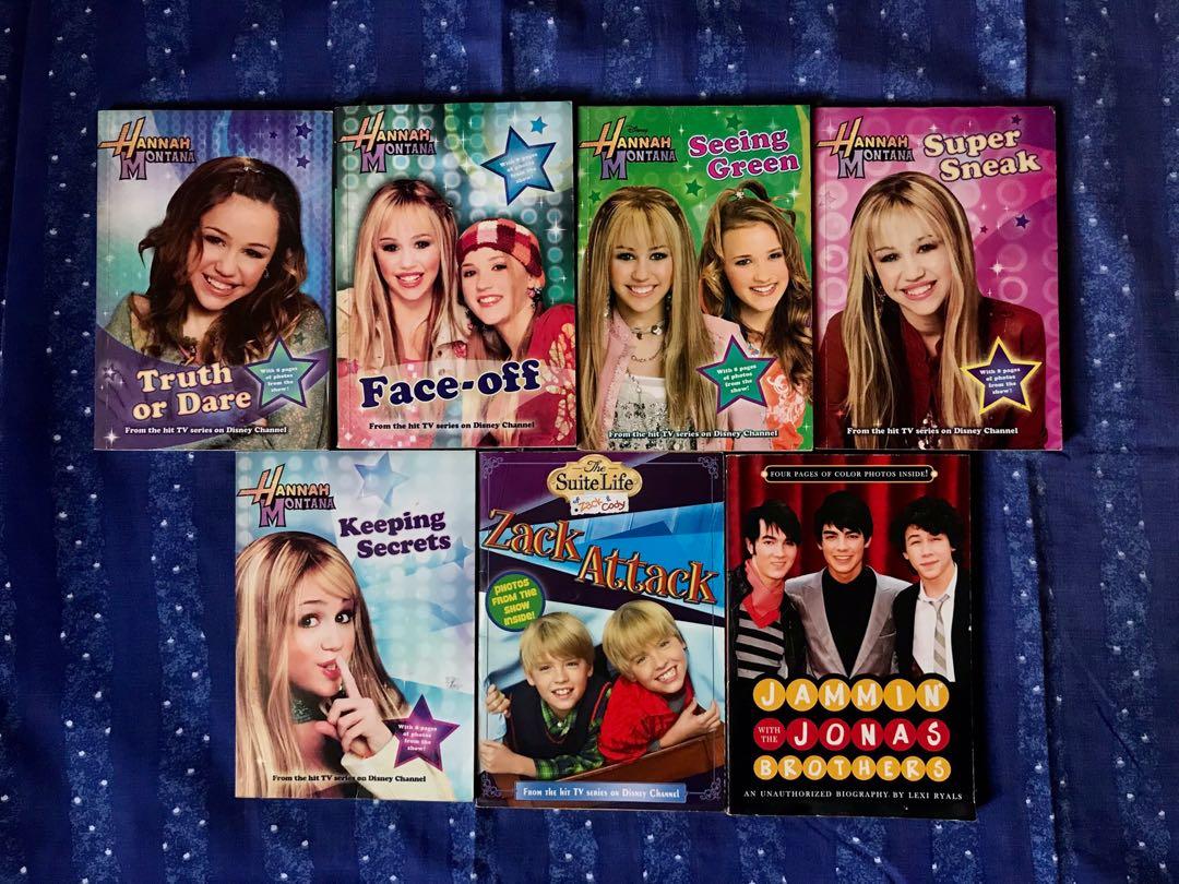 Hannah Montana Books Bonus Jonas Brothers And The Suite Life Of Zack And Cody Books Books On Carousell