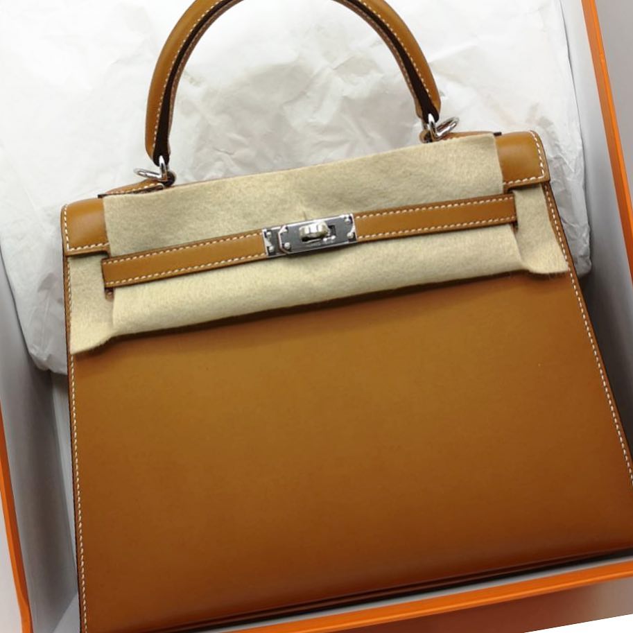 [Very Good Condition] Hermes Kelly 25 Natural Sable Butler Gold Hardware  HERMES KELLY SELLIER 25 NATURAL SABLE VEAU BUTLER GOLD HARDWARE