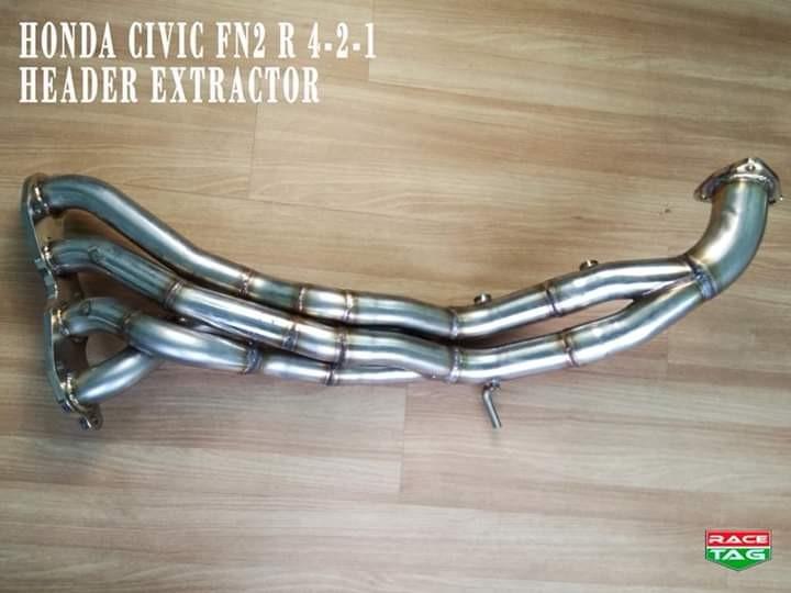 Honda Civic Fn2 Type R Header 4 2 1 Fn2r 2 0 Exhaust Header Extractor Auto Accessories On Carousell