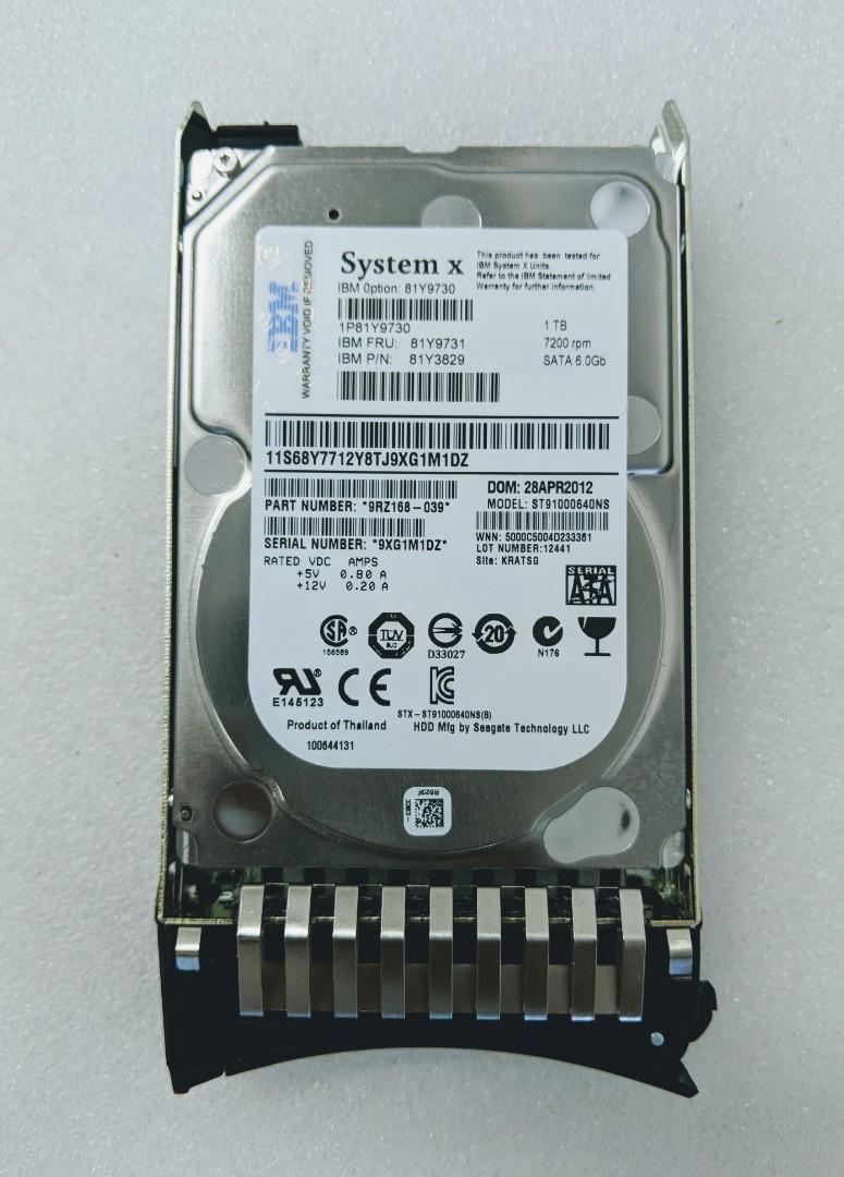 ブランド直営 IBM 1TB 7.2K 6GBPS NL SATA 2.5-Inch SFF HS Hard Disk