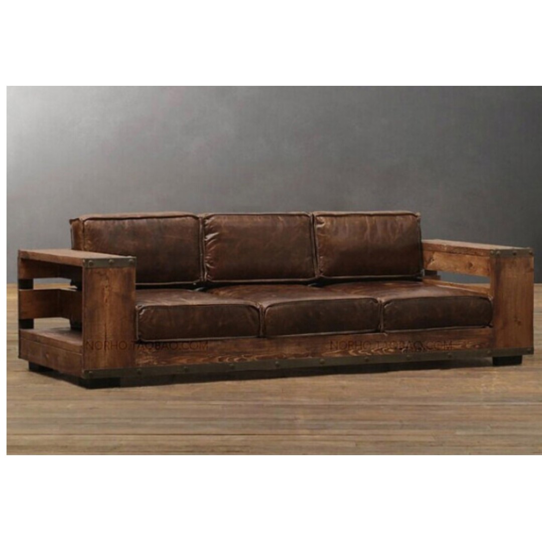 industrial vintage retro loft sofa