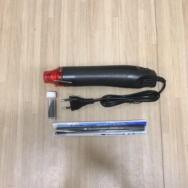 [INSTOCK] Embossing Kit With Heat Gun Embossing Powder And Embossing Pen For Beginners, Design