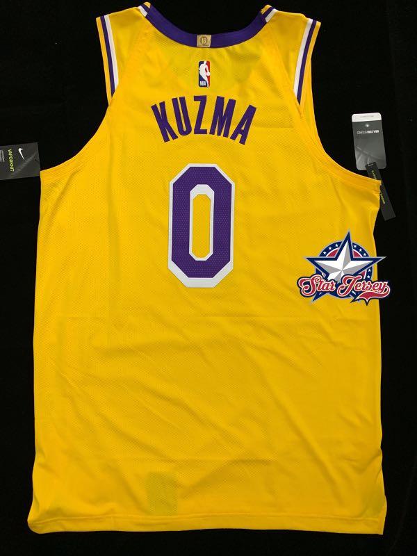 kuzma authentic jersey