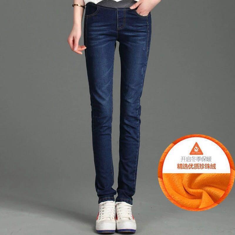 ladies thermal jeans