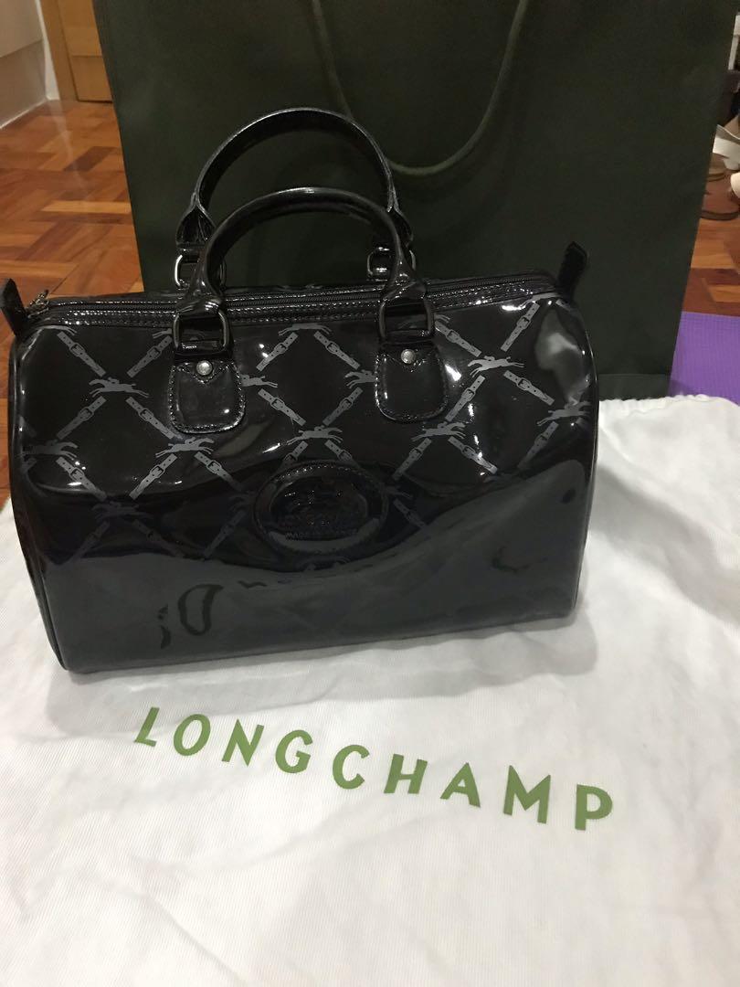 Longchamp patent leather bag online
