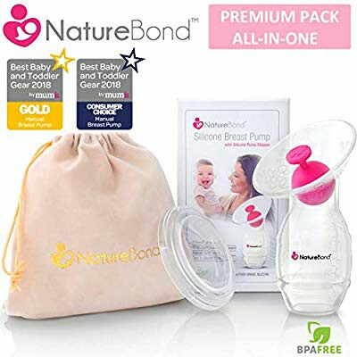 M39 Naturebond Silicone Breastfeeding Manual Breast Pump Milk