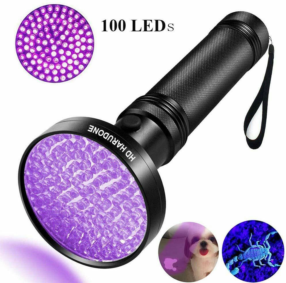 M45 Uv Flashlight Hd Harudone Uv Light 100 Leds Pet Dog Cat