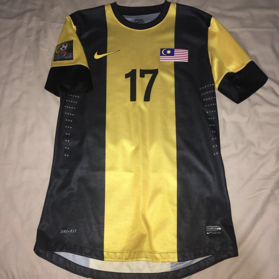 MALAYSIA FA 2012 HOME MATCH ISSUE PREPARED NIKE FOOTBALL ASIA