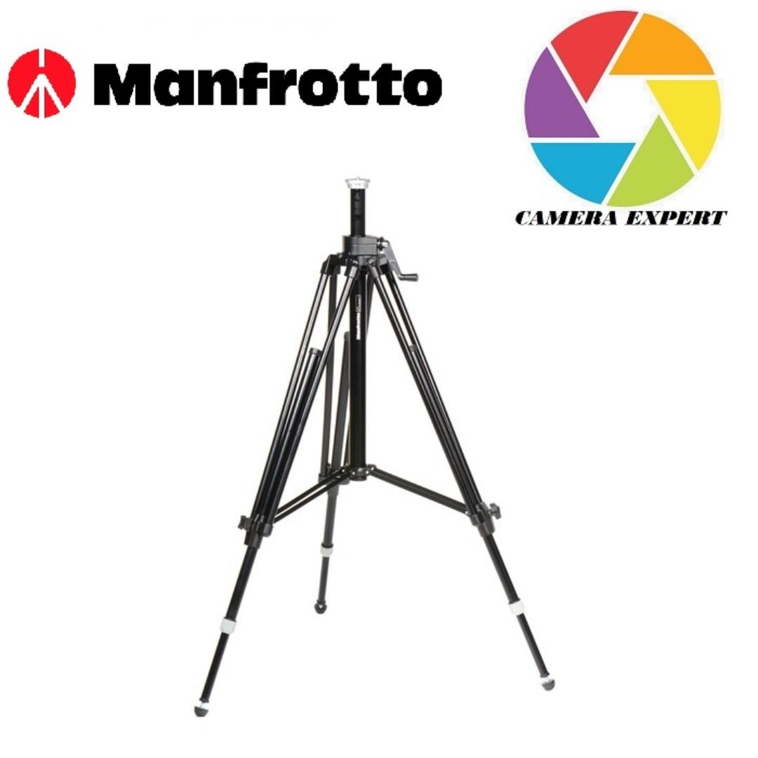 Manfrotto 028B Triman Camera Tripod with Geared Center Column