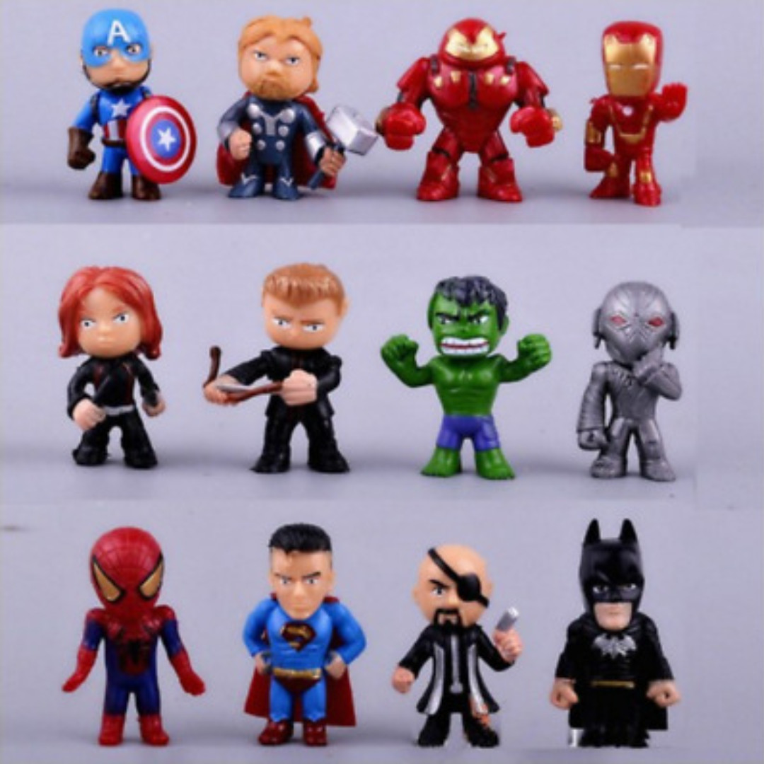 Marvel Avengers Cake Toppers Toys Games Bricks Figurines On Carousell
