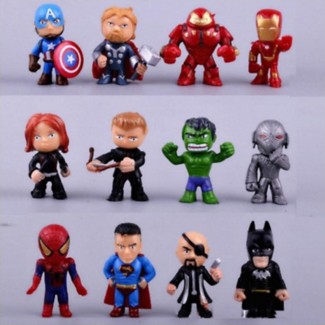 Marvel Avengers Cake Toppers Toys Games Bricks Figurines On Carousell