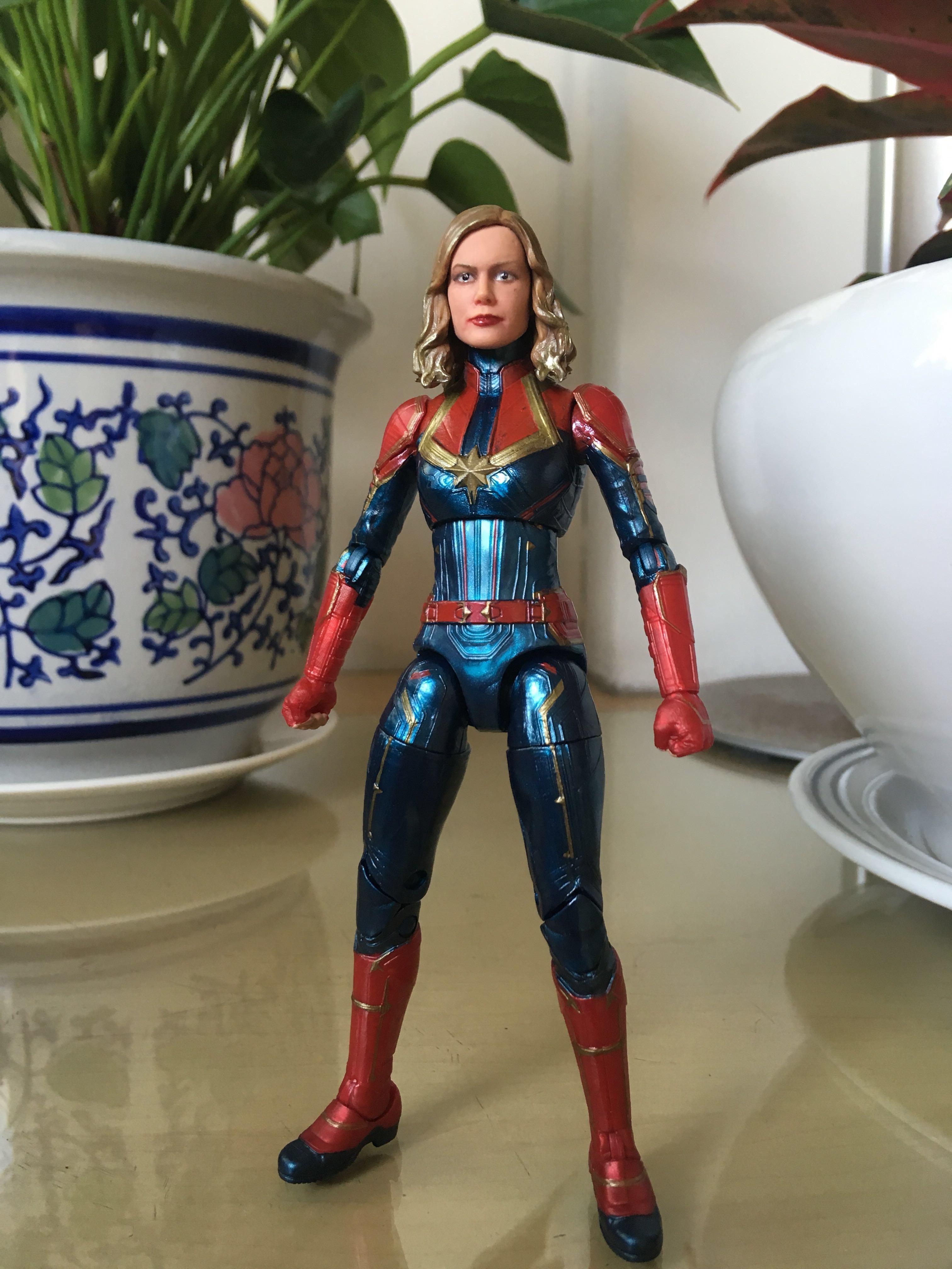 Marvel Legends Captain Marvel Custom Toys Games Bricks Figurines On Carousell