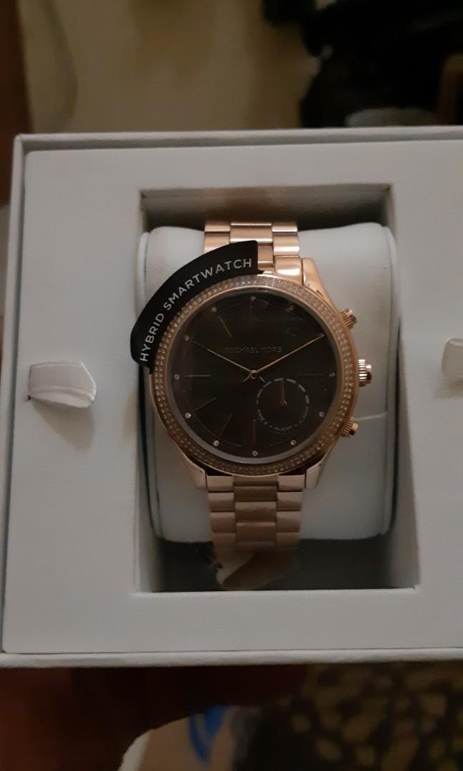 michael kors hybrid smartwatch rose gold