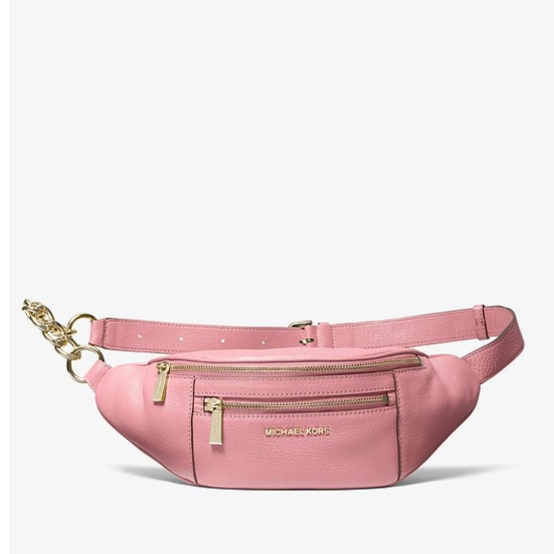 michael kors belt bag pink