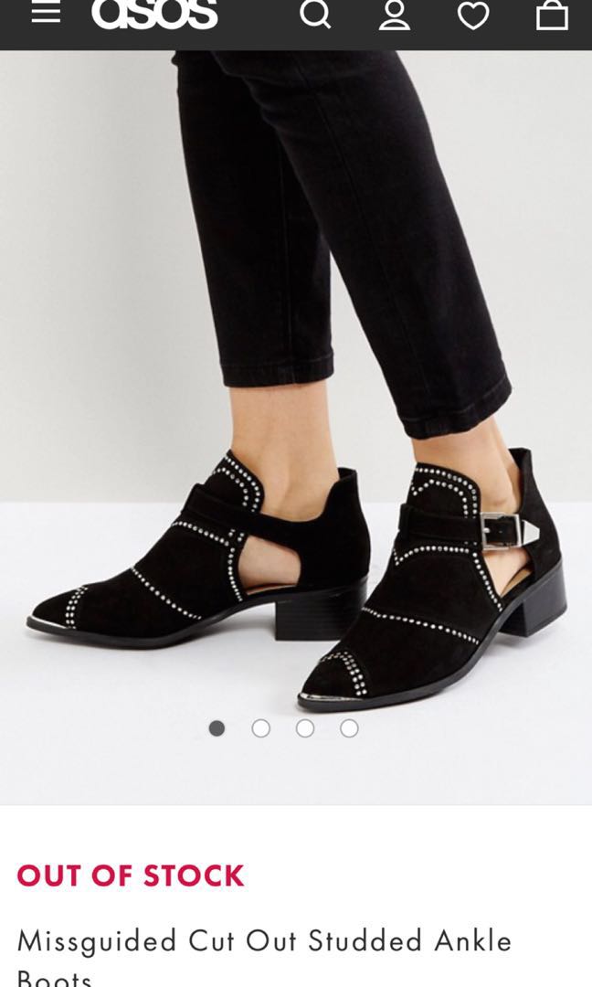 studded ankle boots uk