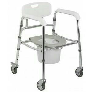 Mobile Shower Commode Chair With Wheels Kerusi Roda Tandas Home Furniture Furniture On Carousell