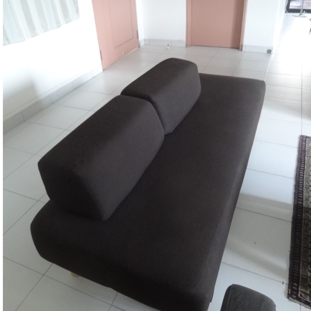 Muji Sofa Bed, Furniture & Home Living, Furniture, Sofas on Carousell