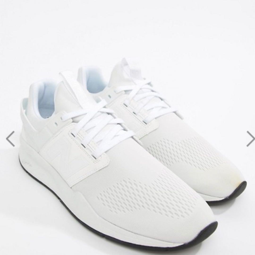white sports trainers