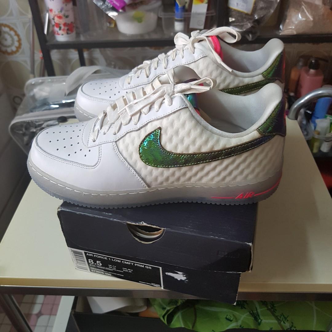 Nike Air Force 1 Low Comfort Premium Qs Men S Fashion Footwear