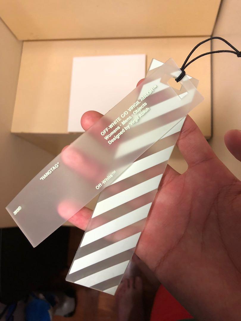 Off white “hang tag” 男裝, 手錶及配件, Carousell