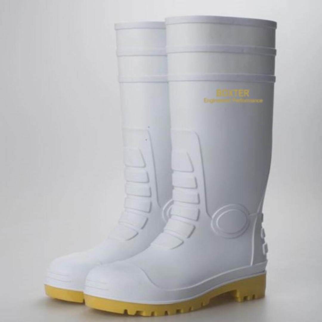 Phua Chu Kang Safety Boots Pvc Materials Water Resistance Anti Slip Size Uk6 Uk12 Men S Fashion Footwear Boots On Carousell