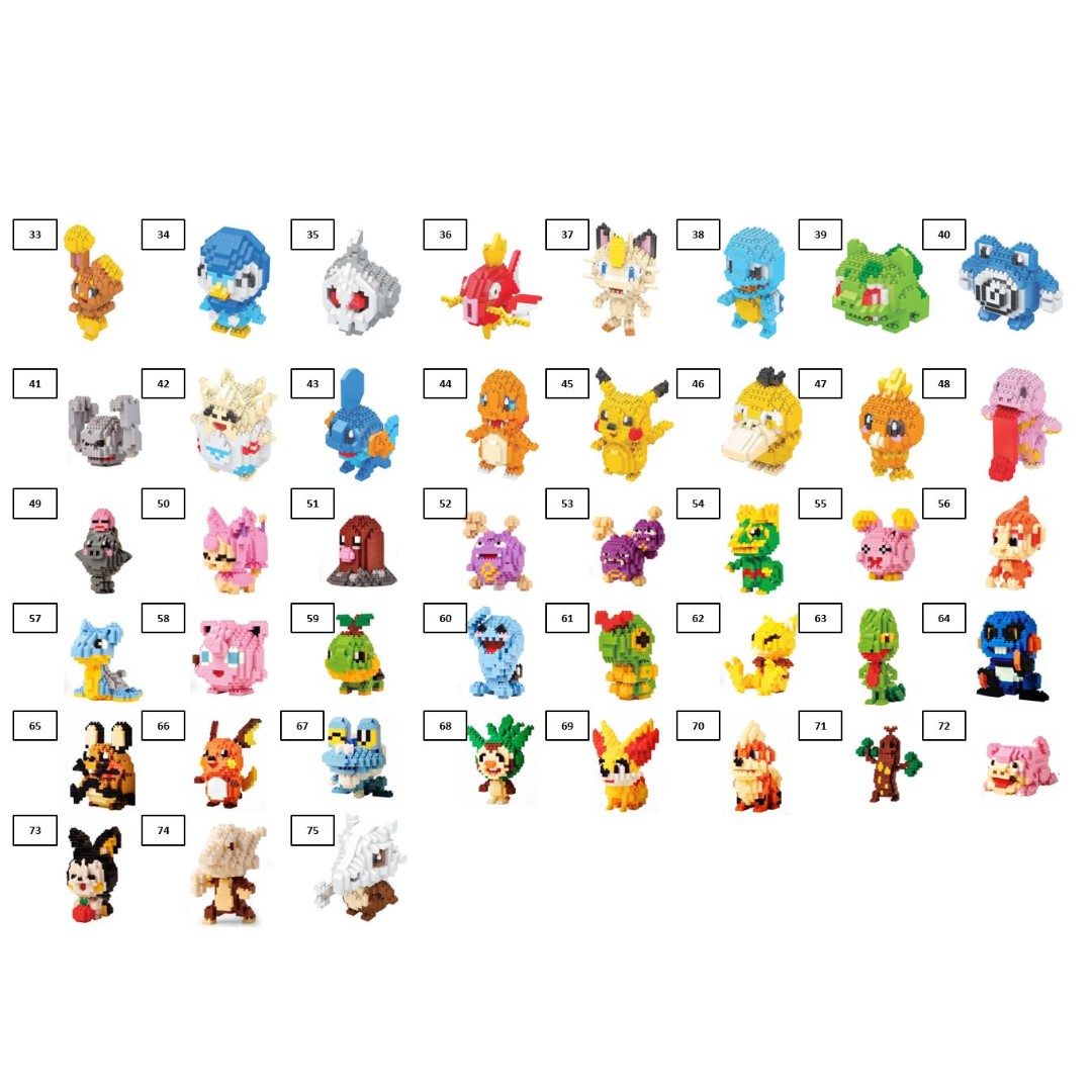 Pokemon Nanoblocks Vol. 2 Hobbies Toys Toys Games on Carousell