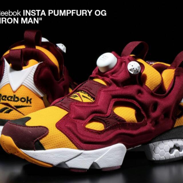 Reebok Insta Pump Fury Iron Man Carousell