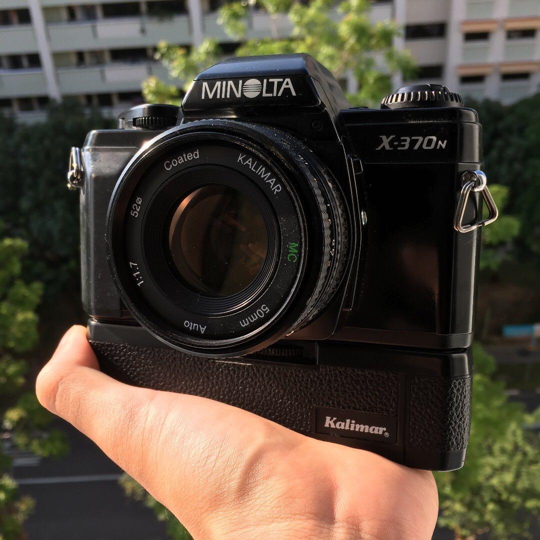 [Reserved] Minolta X370N Film Camera, Photography, Cameras on Carousell
