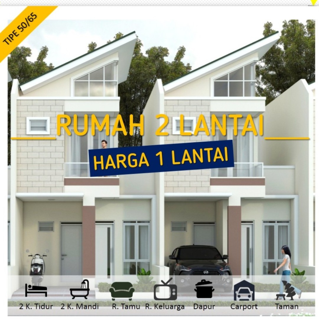 Rumah 2 Lantai Murah Harga 1 Lantai Hanya 300jutaan Di Bandung Timur