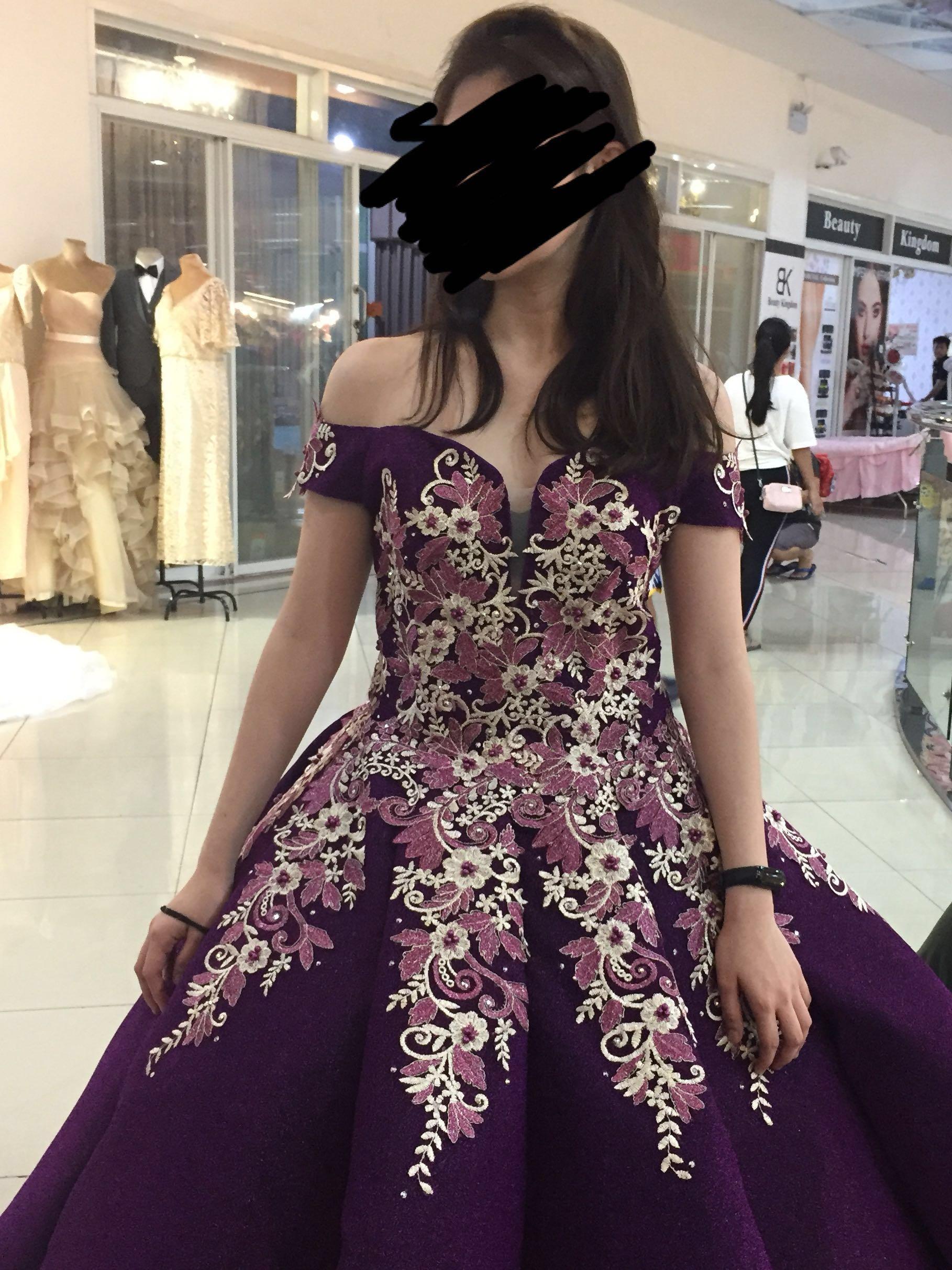 Umbrella cut deals ball gown