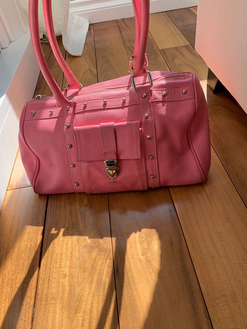 Santa Marinella Hot Pink Leather Handbag Women s Fashion Bags Wallets on Carousell
