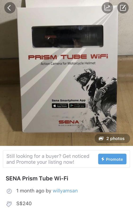 Sena prism tube wifi app cheap